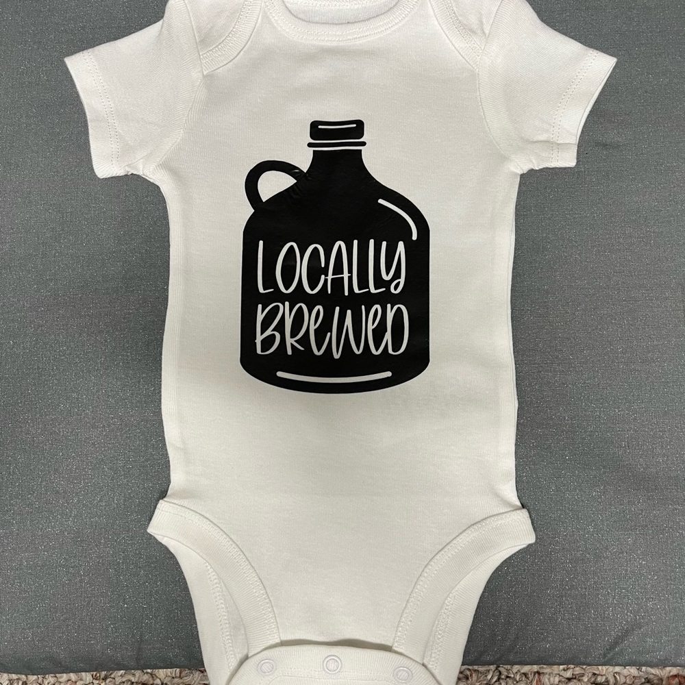 Handmade Locally Brewed Onesie